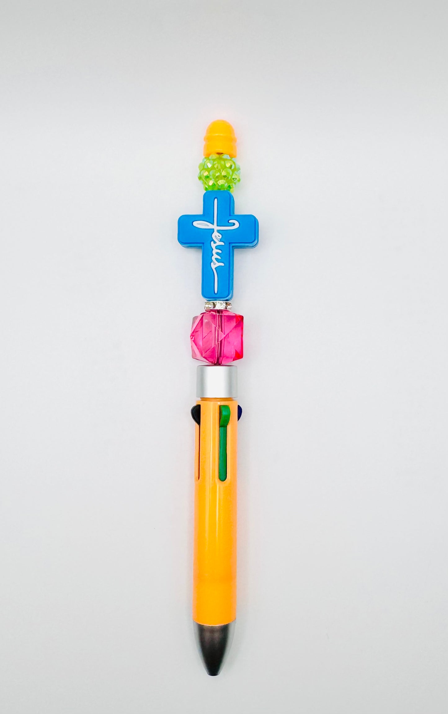 Slim Multicolor Pen-Blue Cross