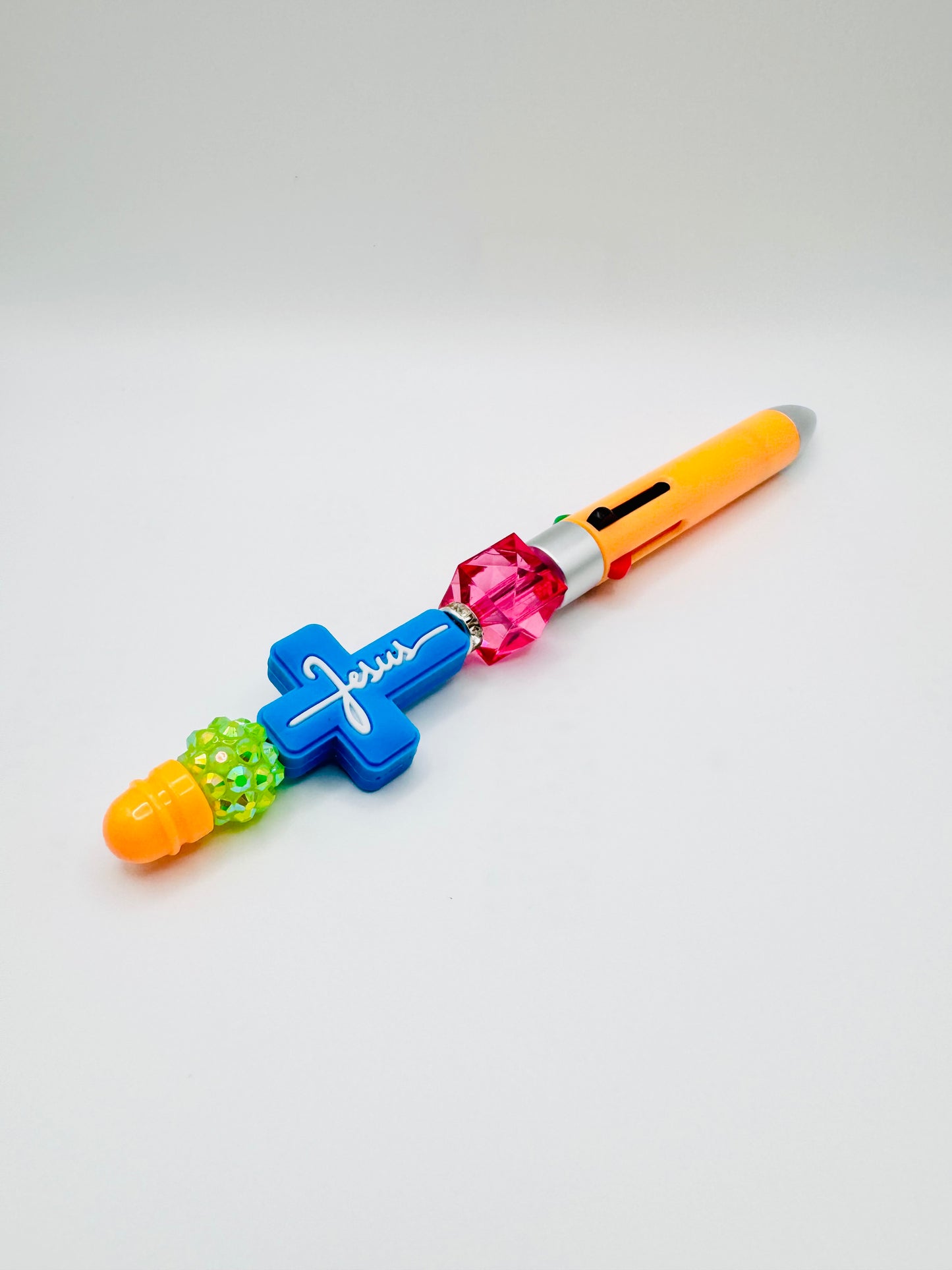 Slim Multicolor Pen-Blue Cross