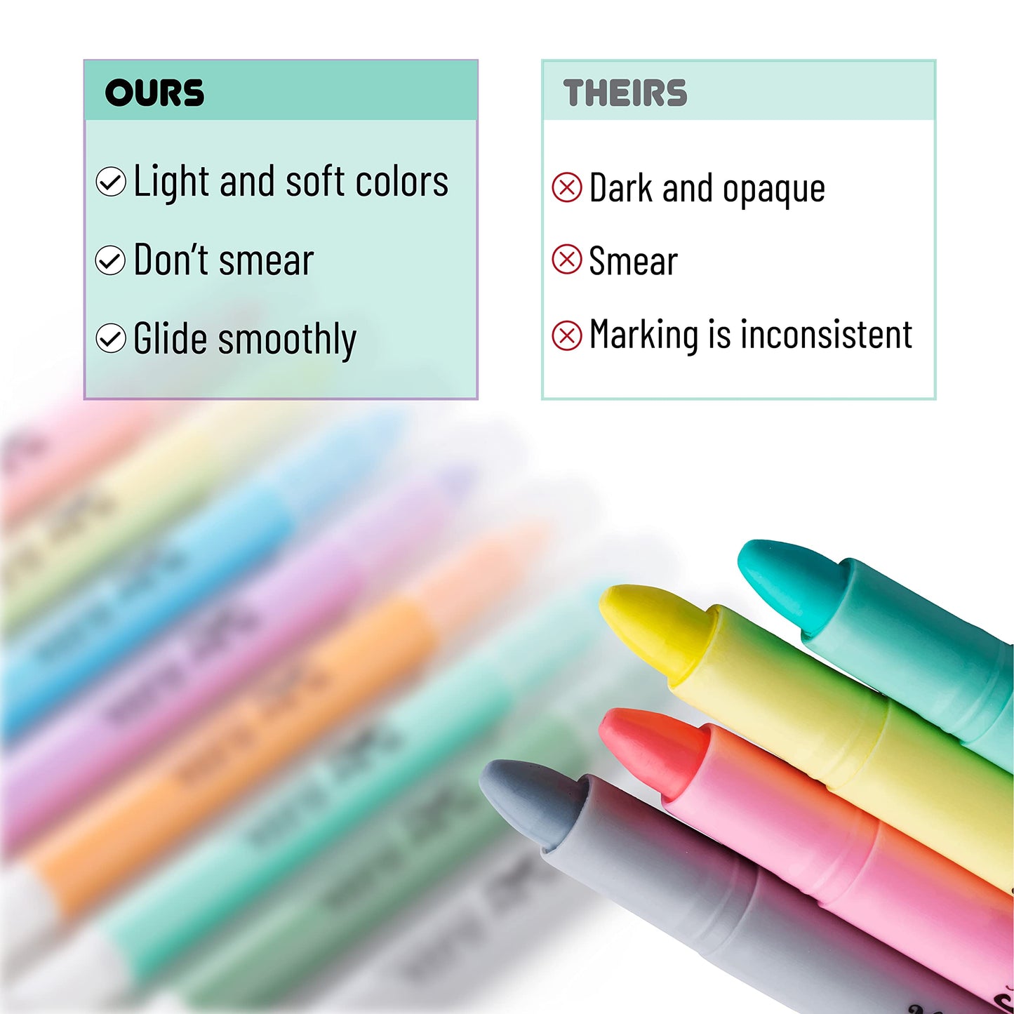 Mr. Pen- Bible Highlighters, Pastel Gel 8 Pack, Assorted Colors, Highlighters No Bleed, Highlighter, Highlighter Set, Dry Markers