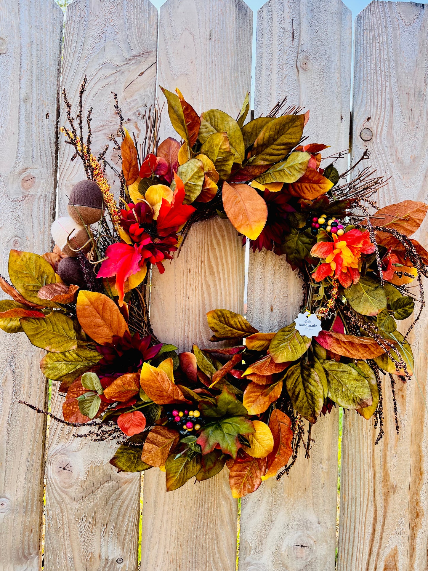 Handmade Fall Wreath