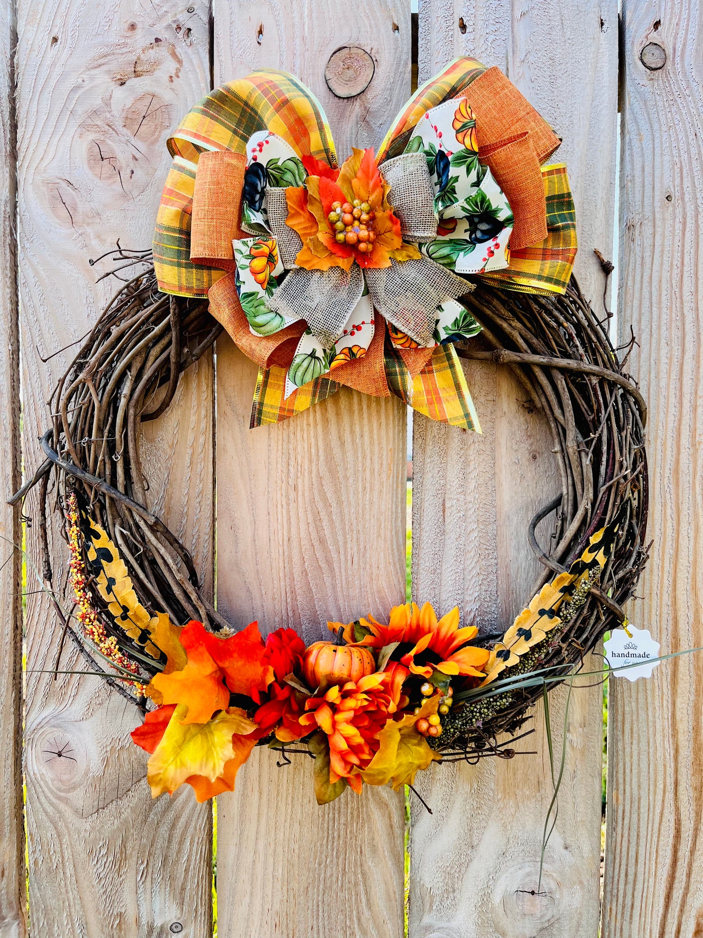 Handmade Fall Wreath