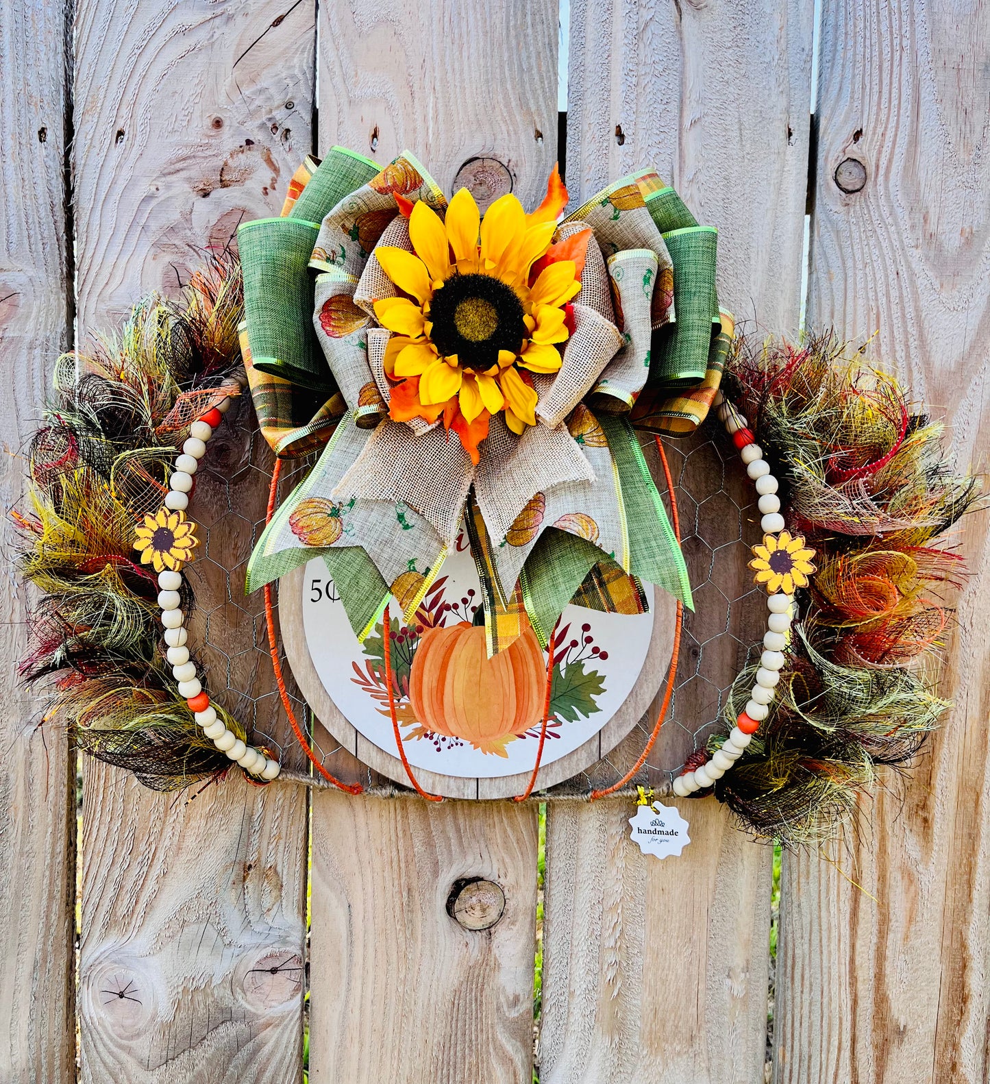 Handmade Fall Wreath