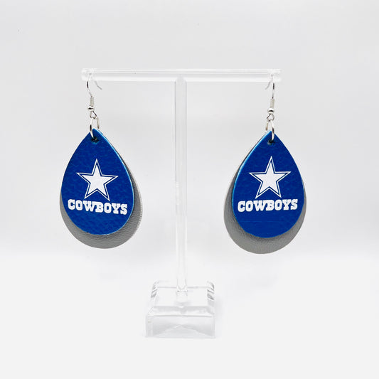 Hand Crafted Earring Pro Sport- Dallas Cowboys