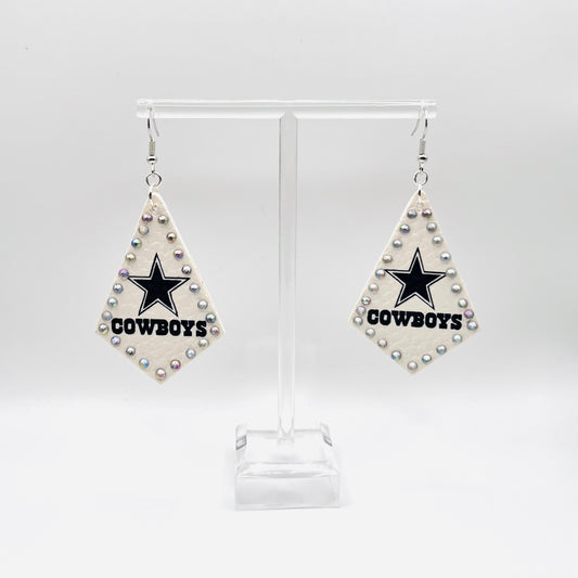 Hand Crafted Earring Pro Sport-Dallas Cowboys