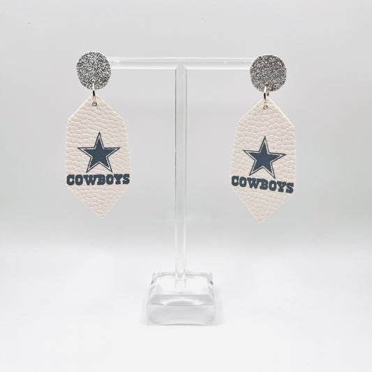 Hand Crafted Earring Pro Sport-Dallas Cowboys