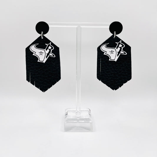 Hand Crafted Earring Pro Sport-Houston Sports