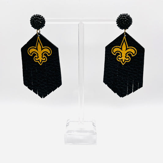 Hand Crafted Earring Pro Sport-Saints