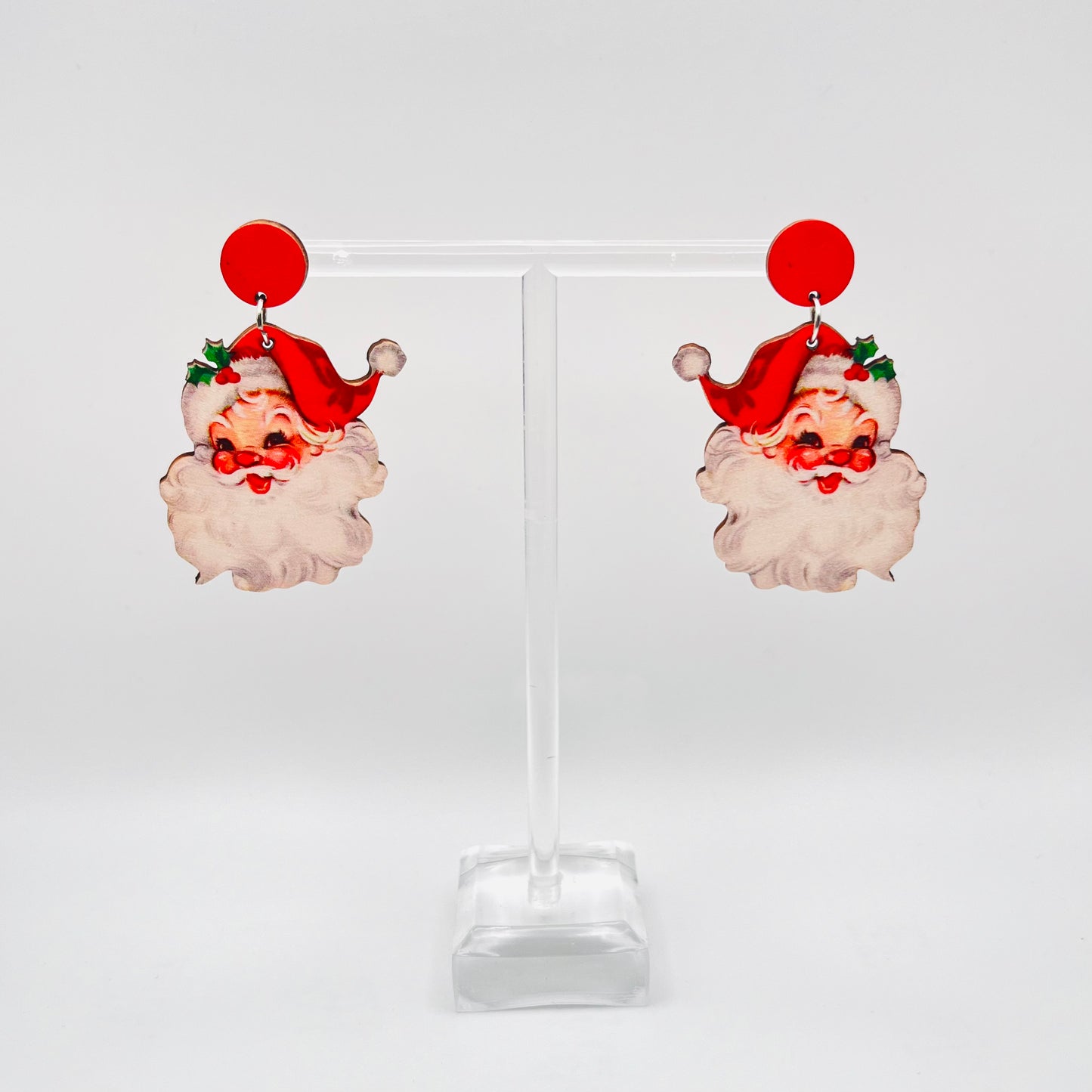 Santa Christmas Earrings