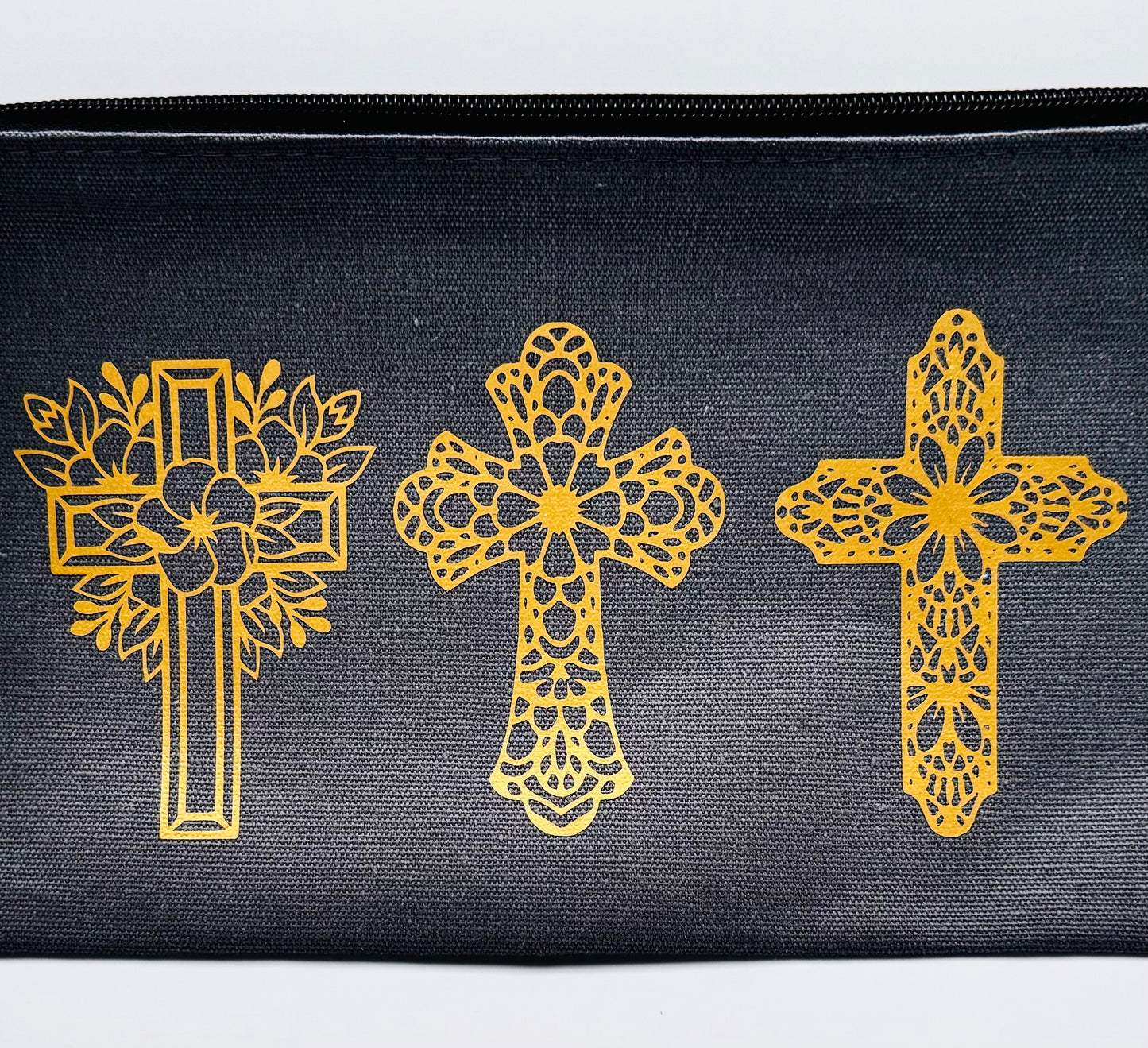 Gray-Gold Crosses