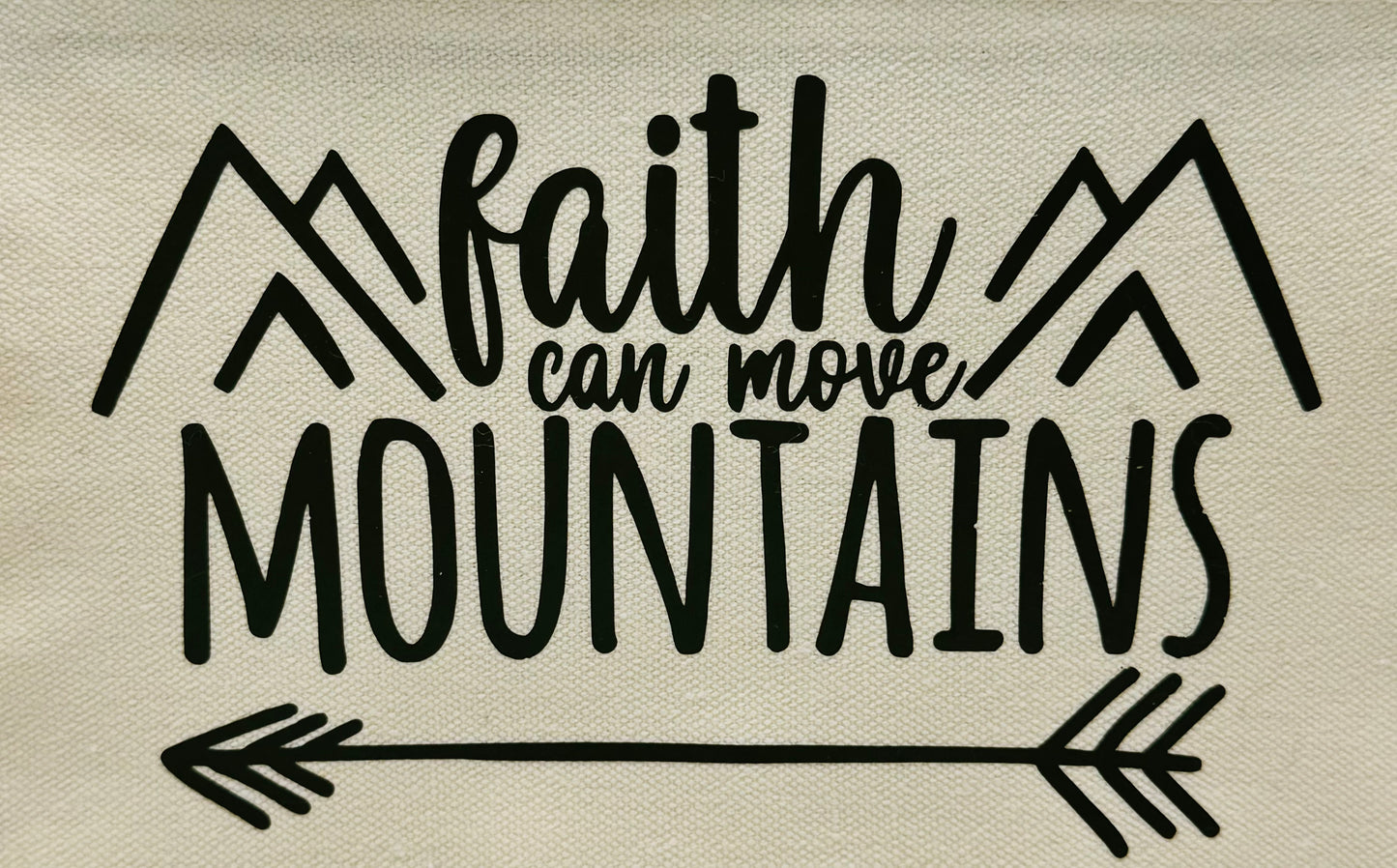 Faith can move mountains-Feathers