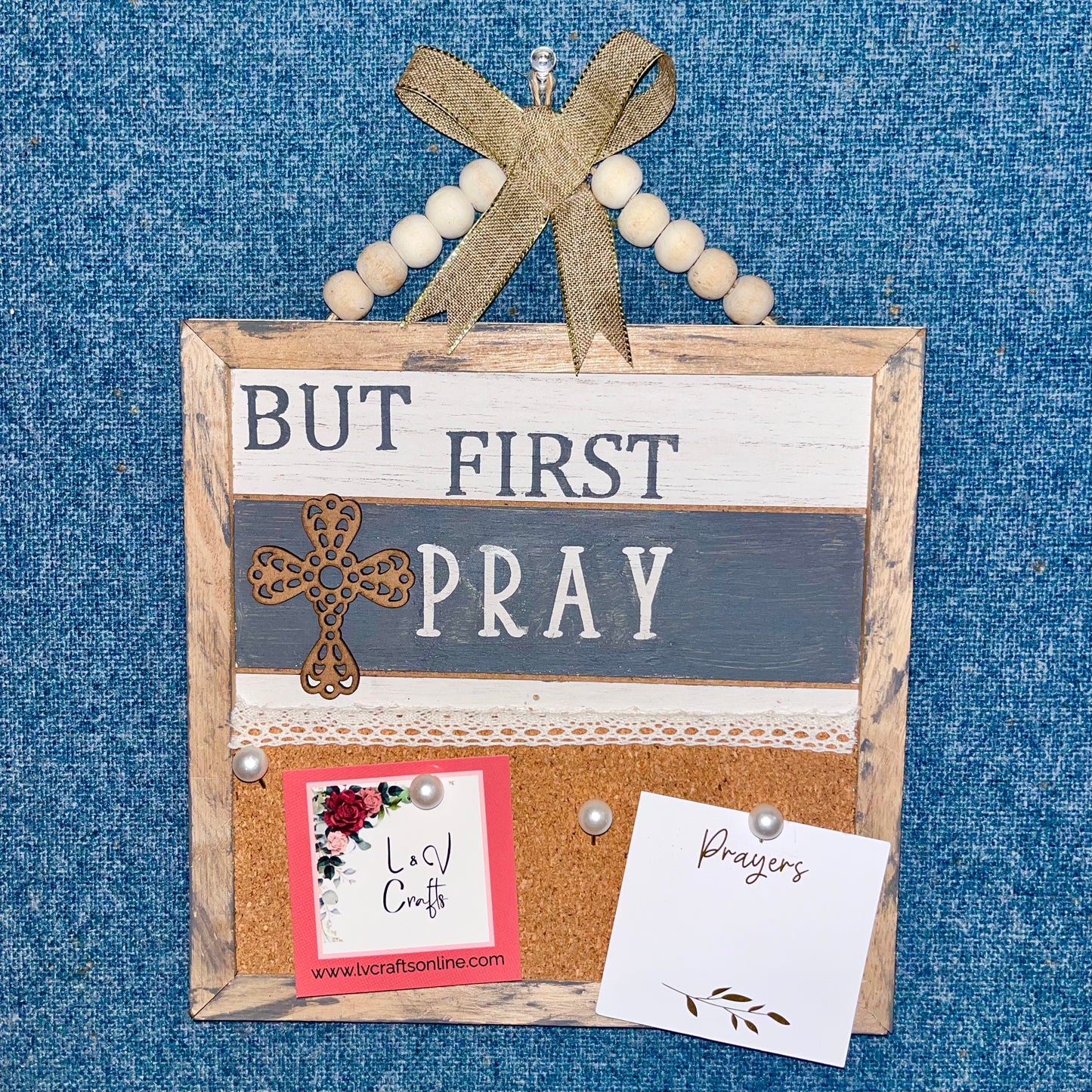 Wooden Lace Prayer Board