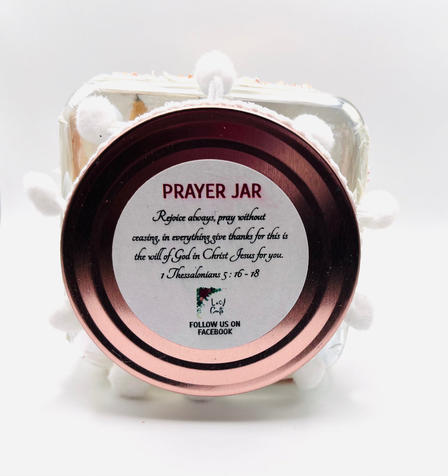 Hand Crafted Prayer Jar