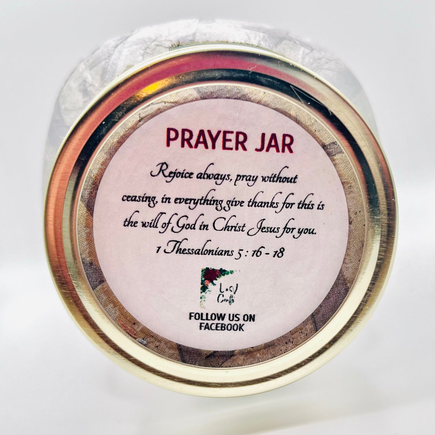 Hand Crafted Prayer Jar