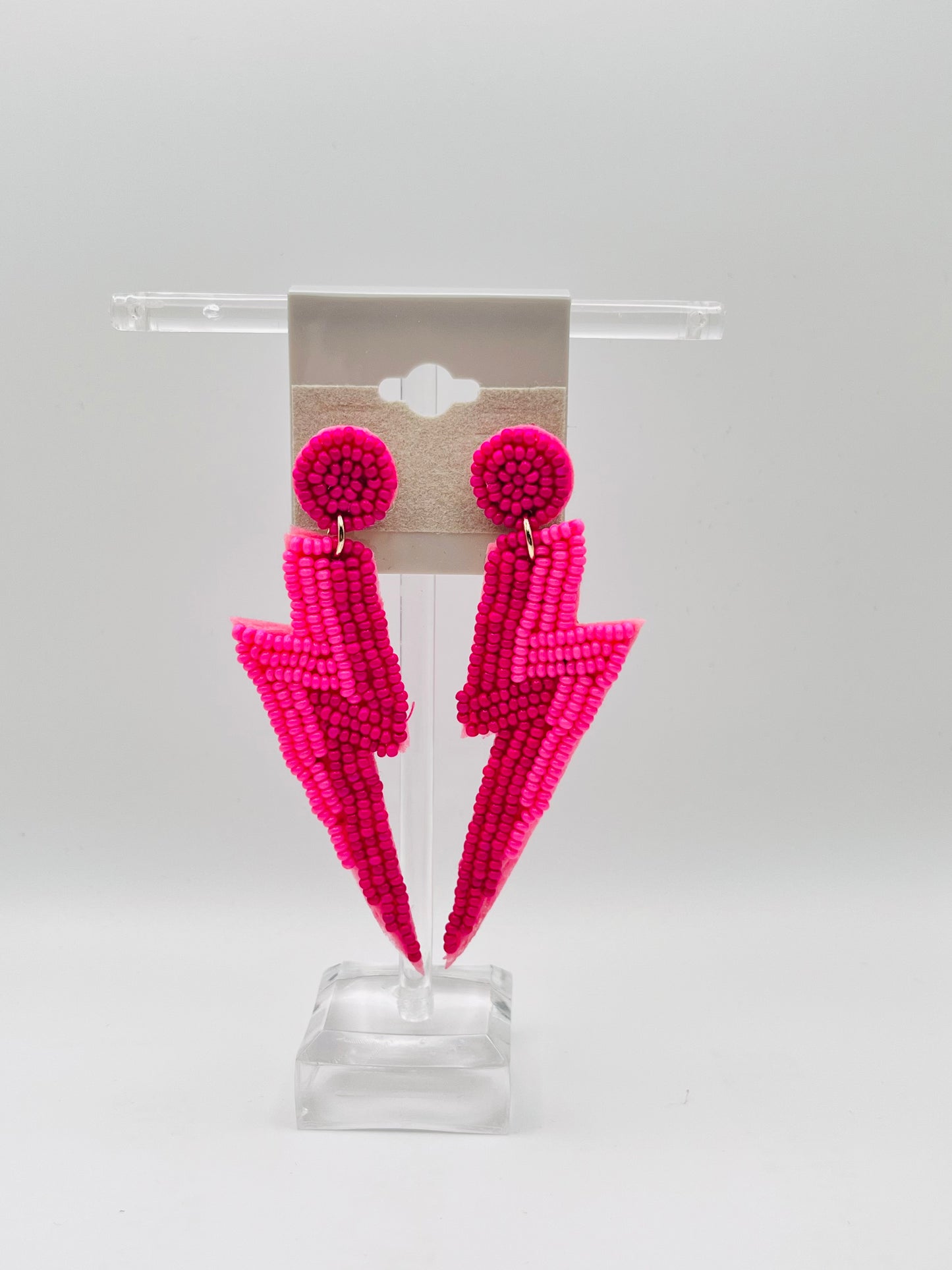 Beaded Lightening Earrings