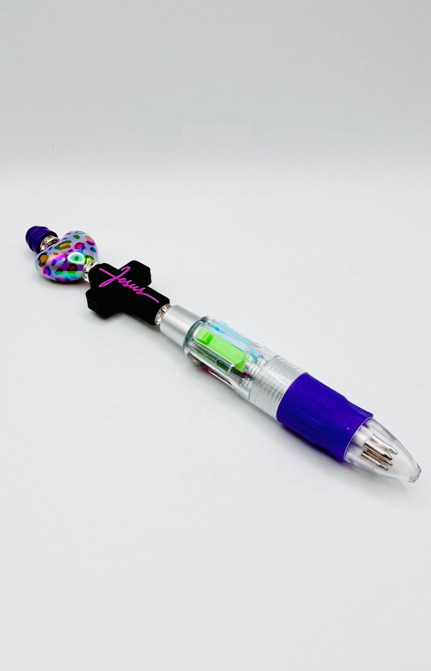 Chunky Multicolor Pen-Black Cross