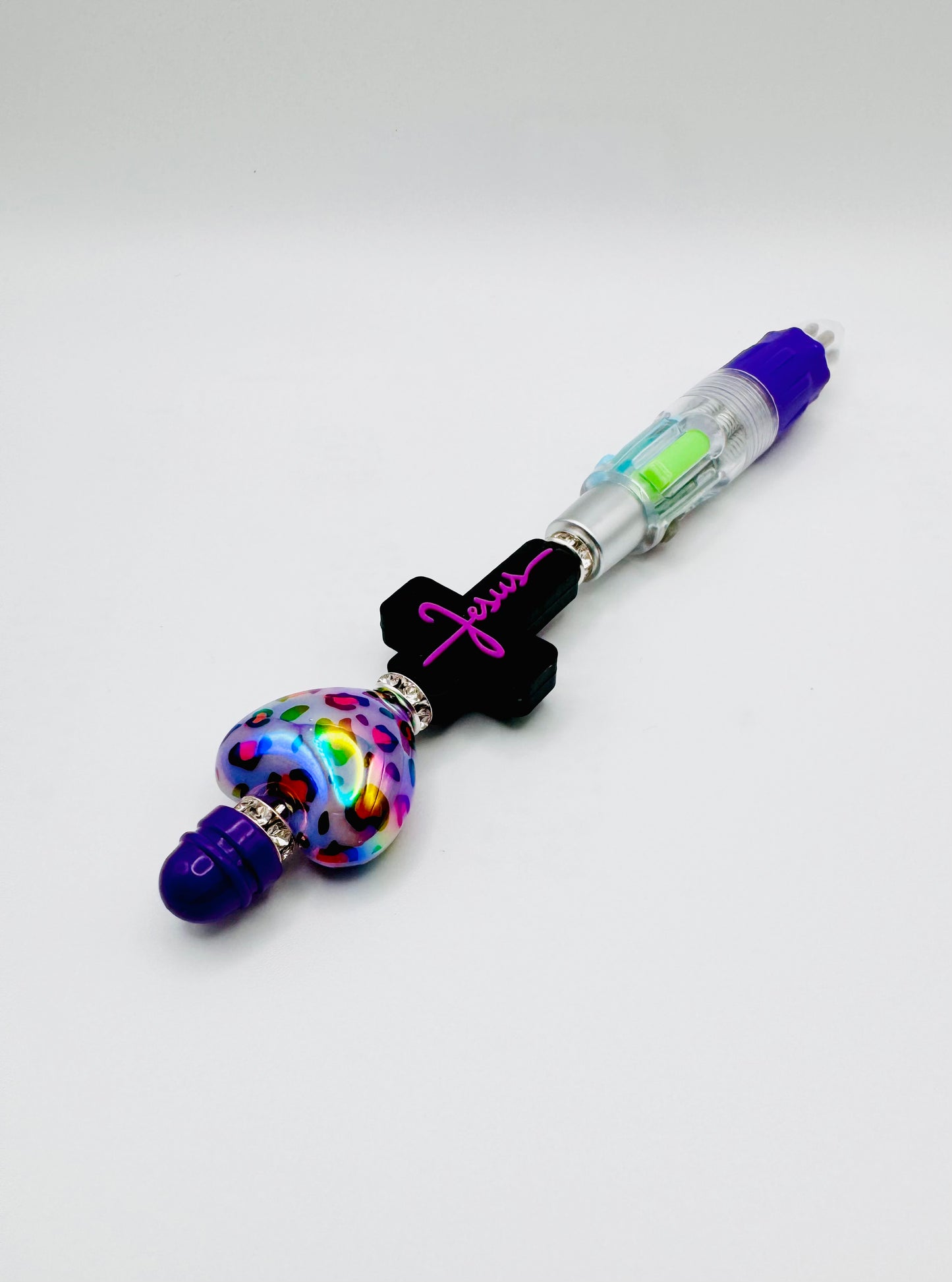 Chunky Multicolor Pen-Black Cross