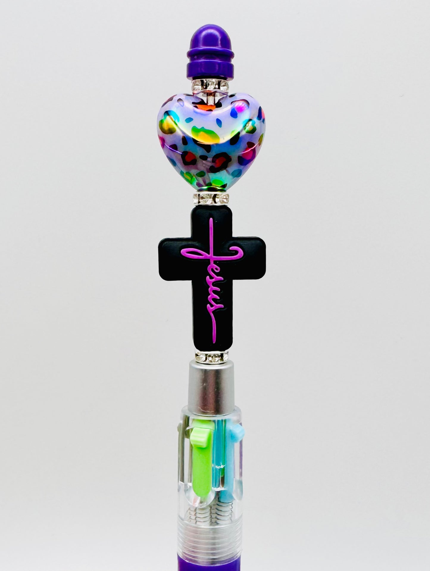 Chunky Multicolor Pen-Black Cross