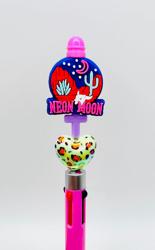 Slim Multicolor Pen-Bold Neon Moon