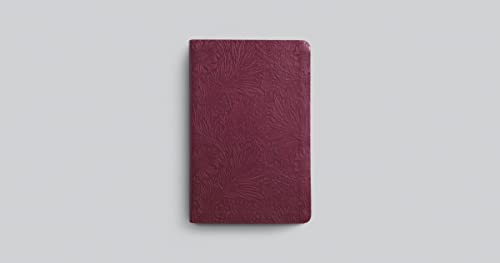 ESV Large Print Value Thinline Bible (TruTone, Raspberry, Floral Design)