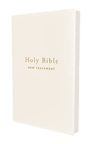 NIV, Tiny Testament Bible, New Testament, Leathersoft, White, Comfort Print