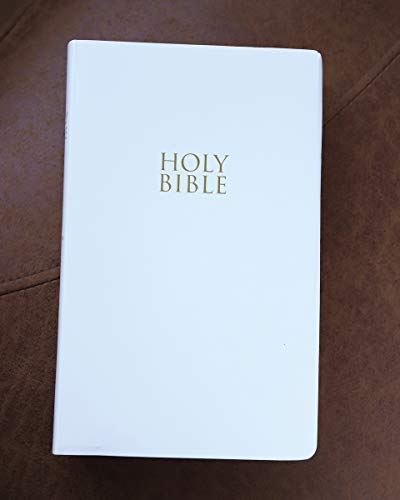 NIV, Gift and Award Bible, Leather-Look, White, Red Letter, Comfort Print