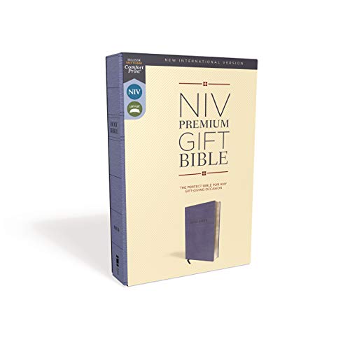 NIV, Premium Gift Bible, Leathersoft, Navy, Red Letter, Thumb Indexed, Comfort Print: The Perfect Bible for Any Gift-Giving Occasion