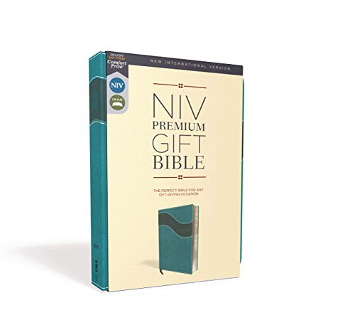 NIV, Premium Gift Bible, Leathersoft, Teal, Red Letter, Thumb Indexed, Comfort Print: The Perfect Bible for Any Gift-Giving Occasion