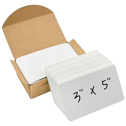 VANRA 300PCS Blank Index Cards 3x5 inches Note Cards Thick 110lb Cardstock Flash Cards, Unruled Study Cards for School Learning, Office (White, 300/Pack)