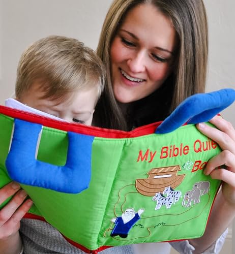 My Growing Season My Bible Quiet Book | Interactive Fabric Activity Book for Kids | Educational Christian Toy for Toddlers & Preschoolers | Travel-Friendly and Sensory-Rich Soft Book