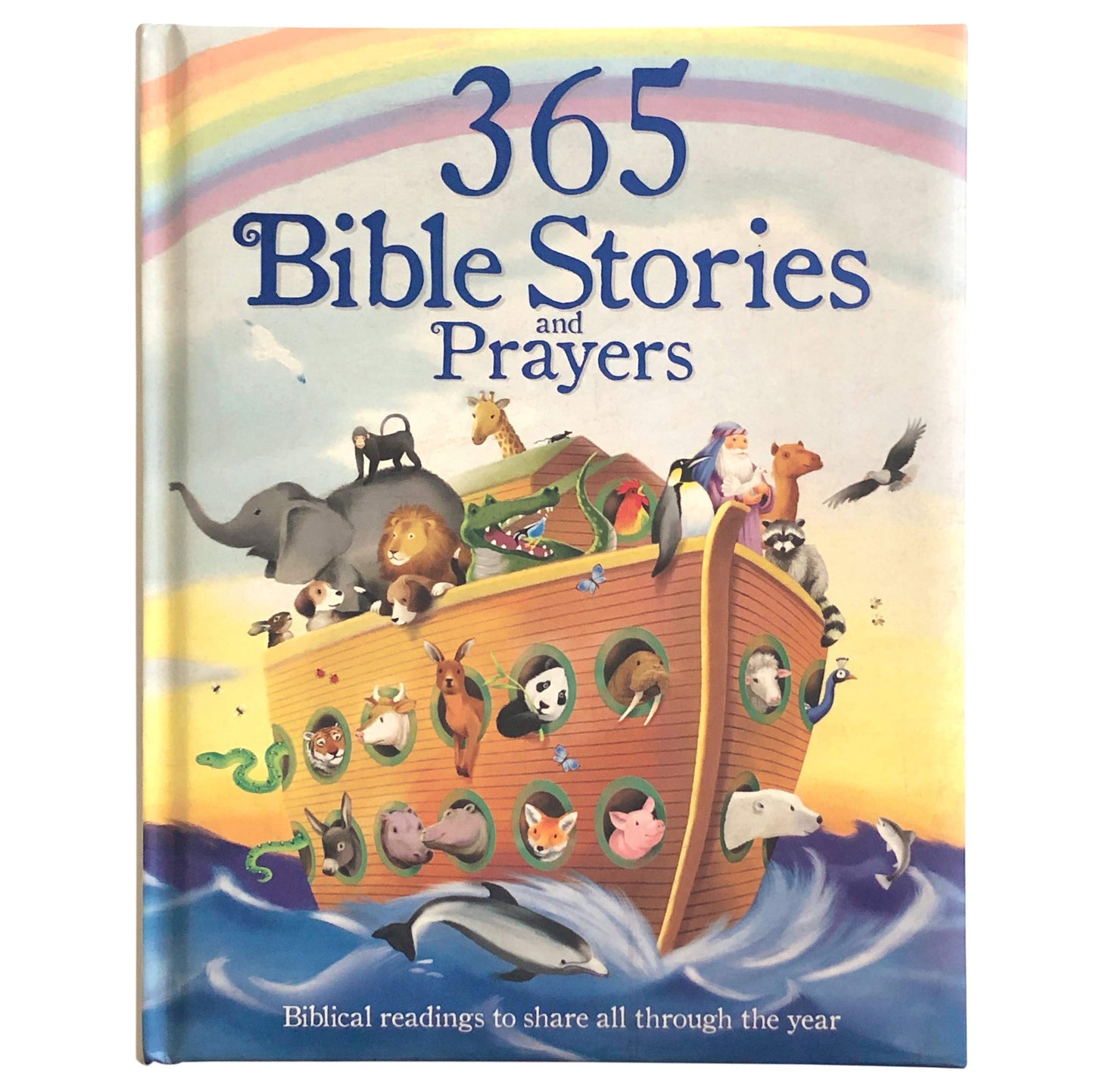 365 Bible Stories and Prayers Padded Treasury - Gift for Easter, Christmas, Communions, Baptism, Birthdays