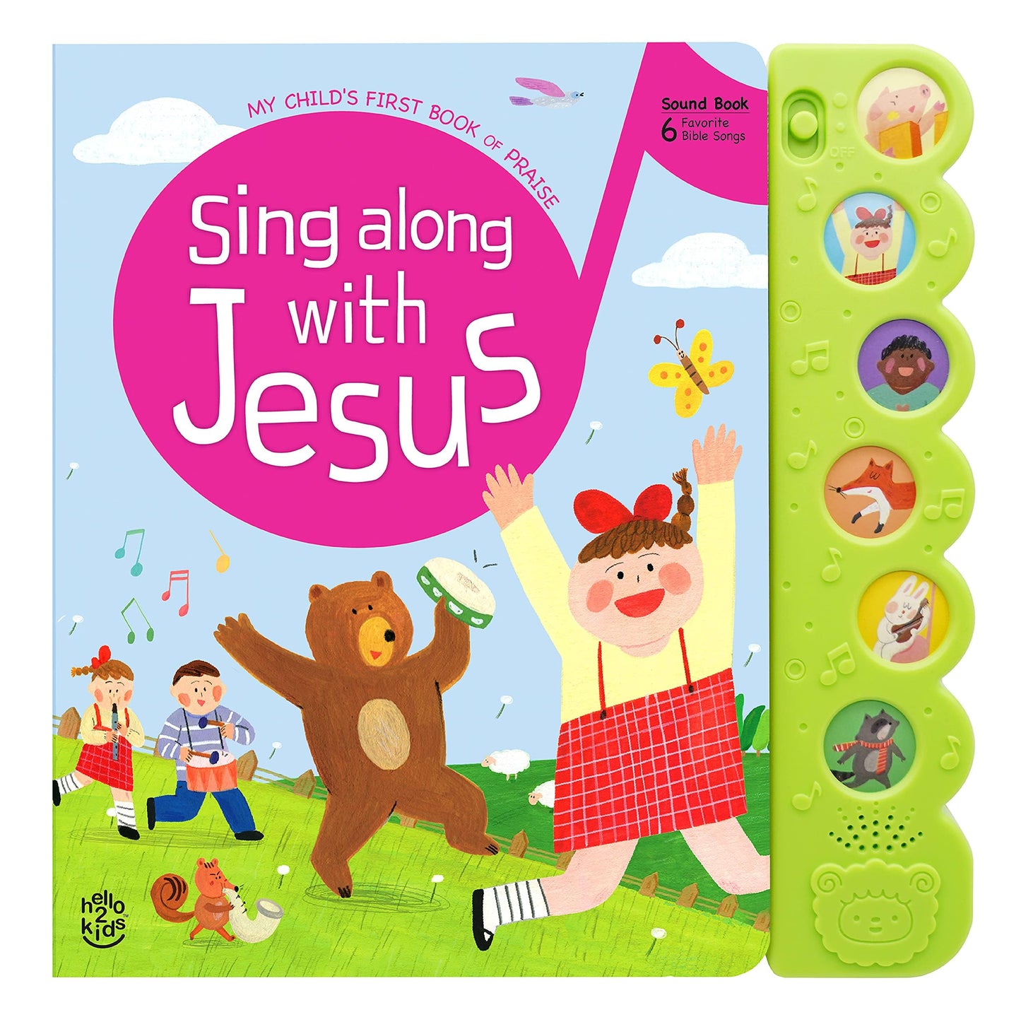 Sing Along with Jesus - Christian Sound Books for Toddlers 1-3 | Musical Baby Books | Interactive Toddler Books | Religious Musical Toys for Kids | Interactive Books for 1 Year Old | Talking Books