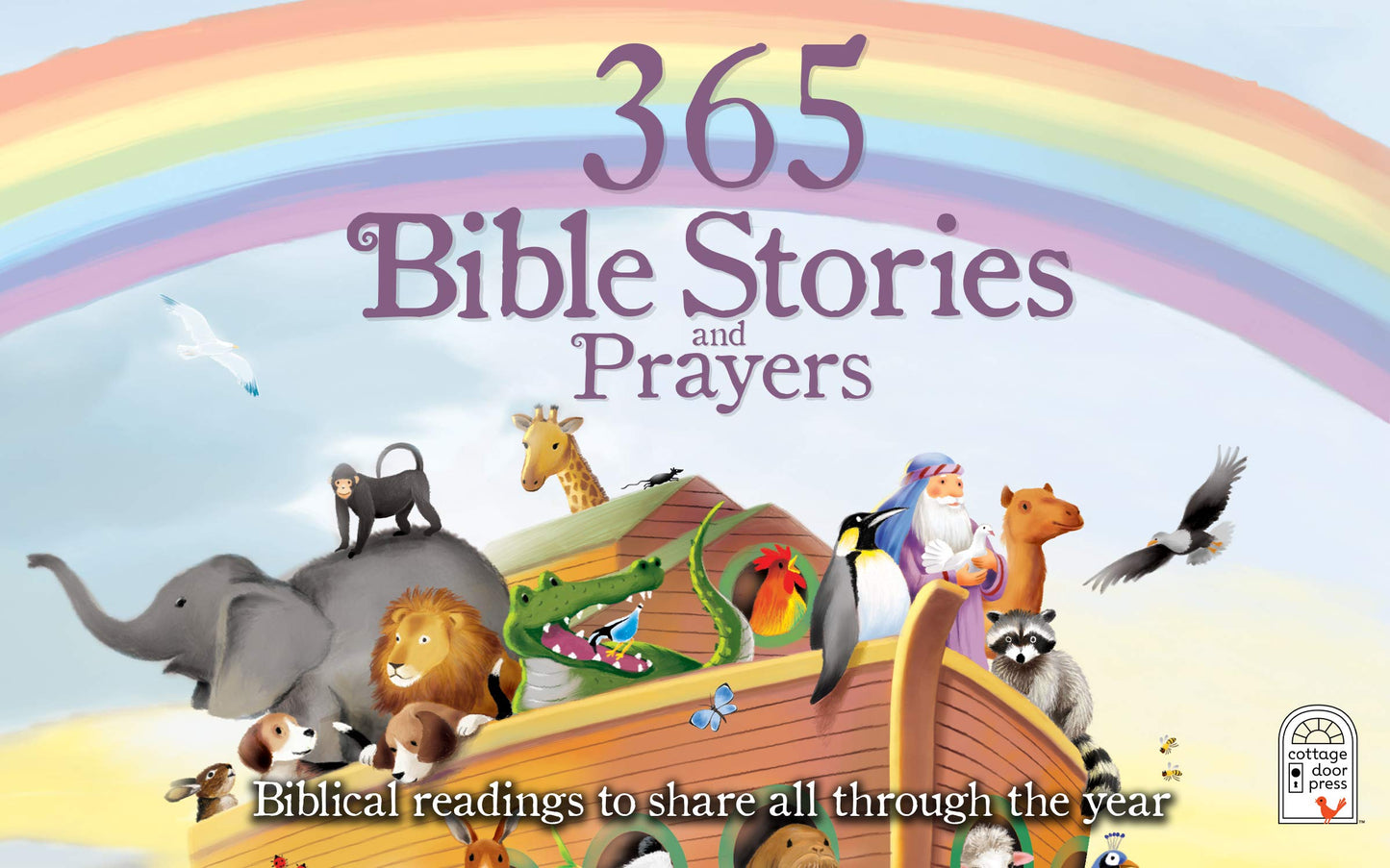 365 Bible Stories and Prayers Padded Treasury - Gift for Easter, Christmas, Communions, Baptism, Birthdays