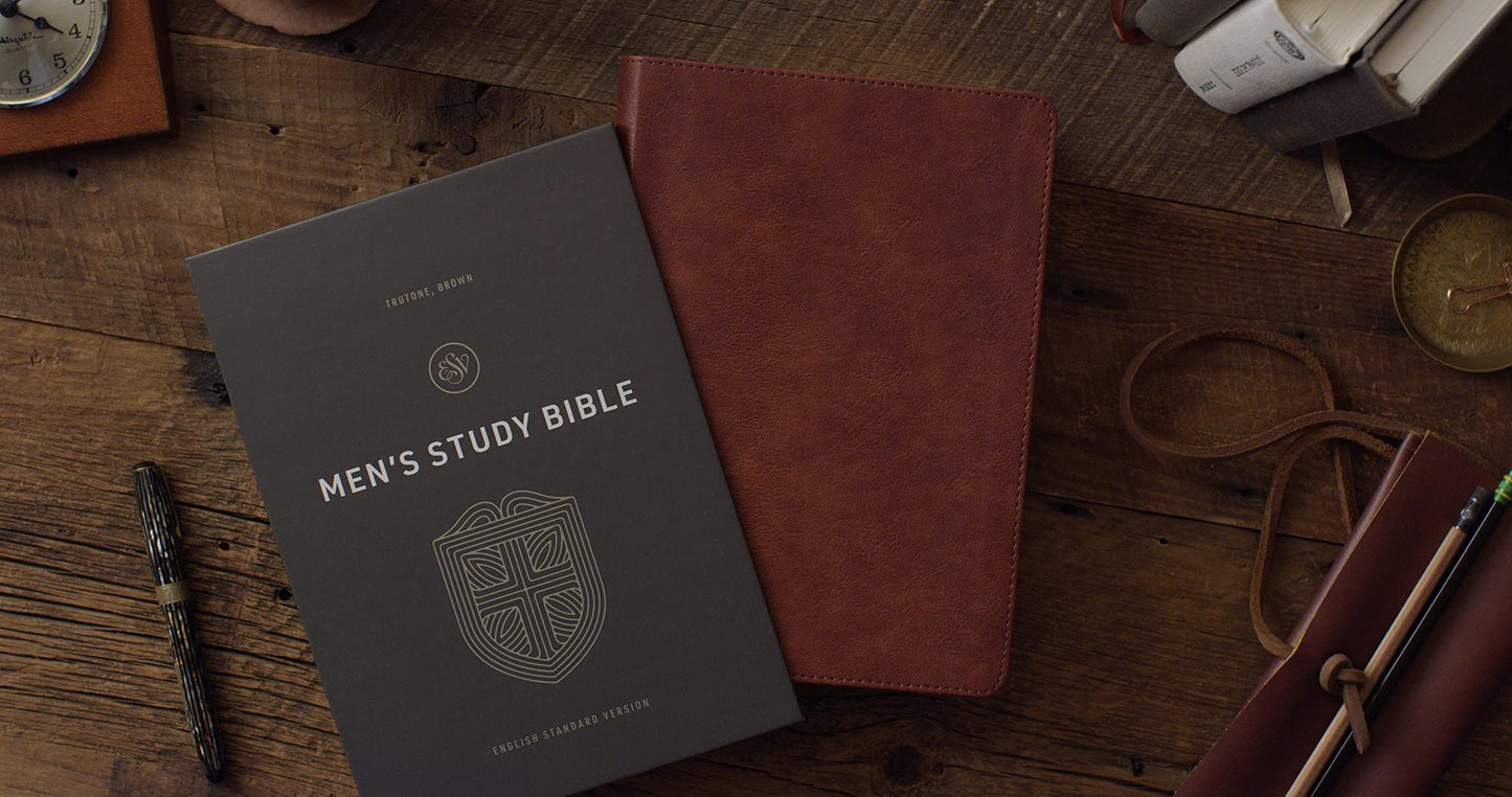 ESV Men's Study Bible (TruTone, Brown)